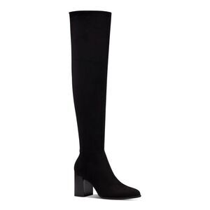 INC Womens Black Cushioned Windee Almond Toe Block Heel Zip-Up Heeled Boots 11 M